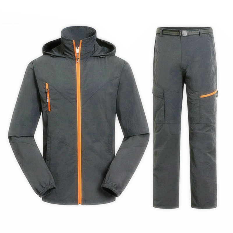 Men Women Camping Hiking Jacket pants set Outdoor Sport suit Summer Clothing Hooded Jacket Set Sportswear Suit, Coffee women
Men Women Camping Hiking Jacket pants set Outdoor Sport suit Summer Clothing Hooded Jacket Set Sportswear Suit, Coffee women