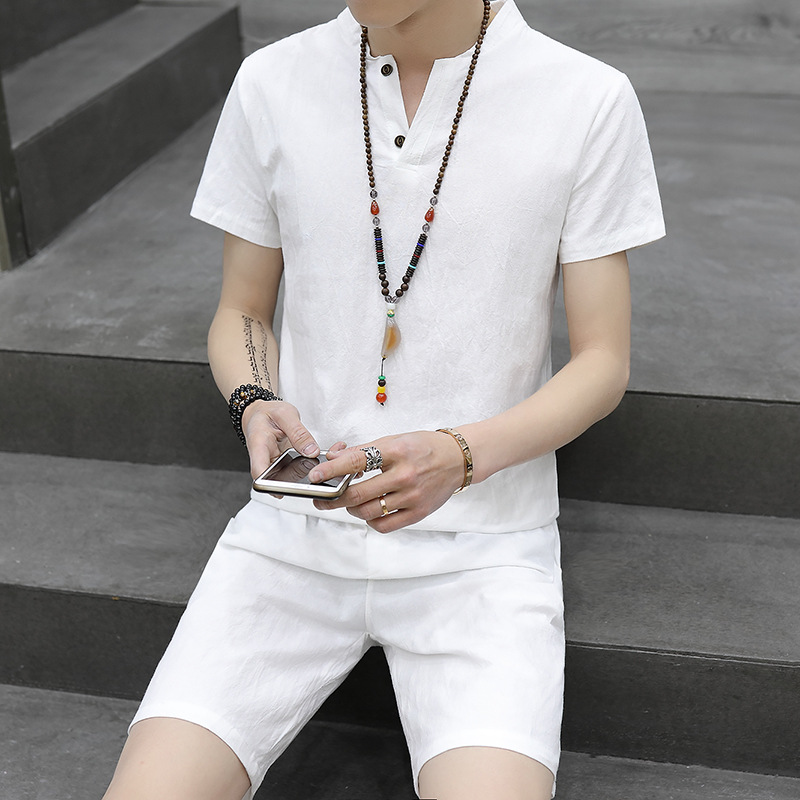 Men Running Set Summer Male Tracksuit Clothing Fashion Vintage Short Sleeve O-Neck T-shirt + Quick Dry Shorts 2 Piece Sportswear, Black
Men Running Set Summer Male Tracksuit Clothing Fashion Vintage Short Sleeve O-Neck T-shirt + Quick Dry Shorts 2 Piece Sportswear, Black