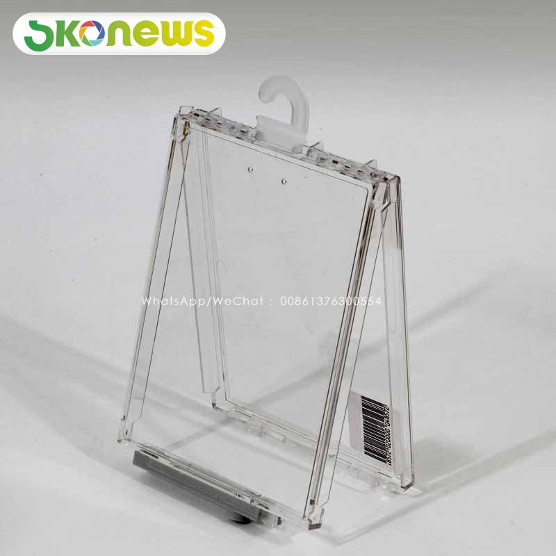High quality rf plastic security alarm double DVD safer box safer keeper