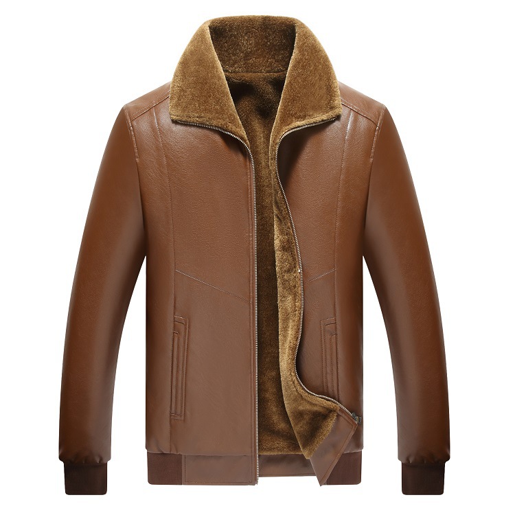 AKSR 2020 New Men's Leather Jacket Plus Velvet Warm PU Faux Leather Warm Fur Collar Mens Winter Coat Clothing Casual Wool Liner, Pl-20 black
AKSR 2020 New Men's Leather Jacket Plus Velvet Warm PU Faux Leather Warm Fur Collar Mens Winter Coat Clothing Casual Wool Liner, Pl-20 black