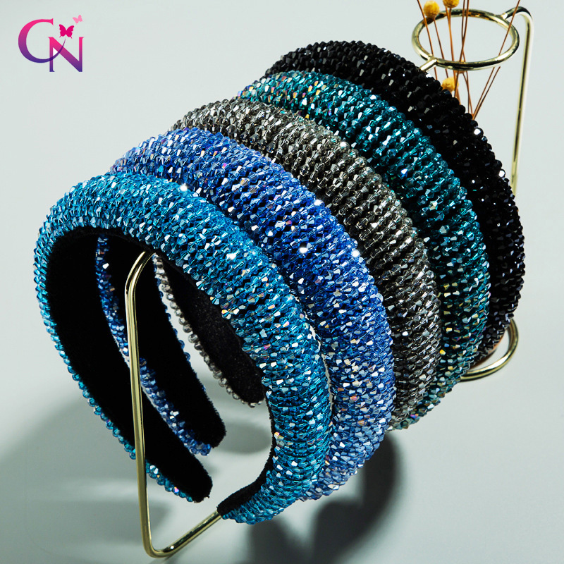 CN 5 Pcs/lots Delicate Shiny Colorful Crystal Headband for Woman Elegant Thick Sponge Hair Band Bridal Wedding Hair Accessories
CN 5 Pcs/lots Delicate Shiny Colorful Crystal Headband for Woman Elegant Thick Sponge Hair Band Bridal Wedding Hair Accessories