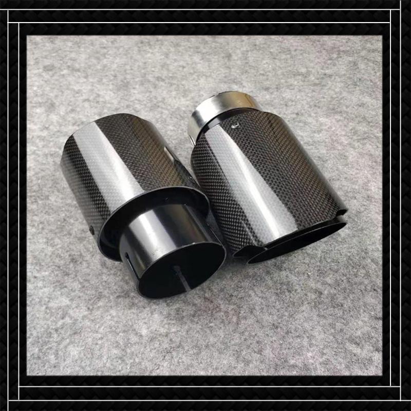Real Carbon Fiber/ Stainless Steel Exhaust Pipe Muffler tip Fit for all cars Car Back Exhaust Length 175 mm
Real Carbon Fiber/ Stainless Steel Exhaust Pipe Muffler tip Fit for all cars Car Back Exhaust Length 175 mm