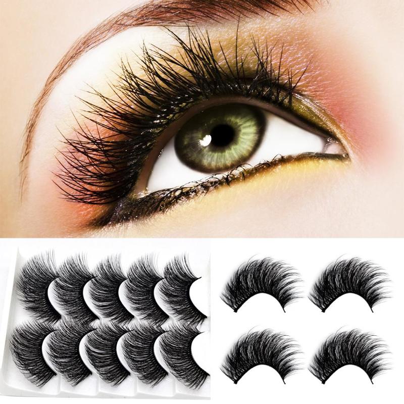 5 Pairs 3D Eyelashes Wispy Beauty Natural False Long Thick False Eyelashes Makeup For Women Eye Make Up Supply
5 Pairs 3D Eyelashes Wispy Beauty Natural False Long Thick False Eyelashes Makeup For Women Eye Make Up Supply