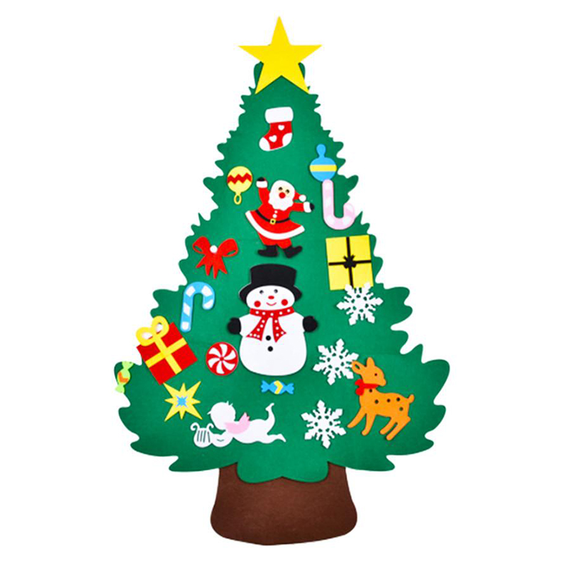 115cm DIY Felt Christmas Tree with Hanging Ornaments Decoration Children 2020 New Year Gifts Christmas Decoration for Home
115cm DIY Felt Christmas Tree with Hanging Ornaments Decoration Children 2020 New Year Gifts Christmas Decoration for Home