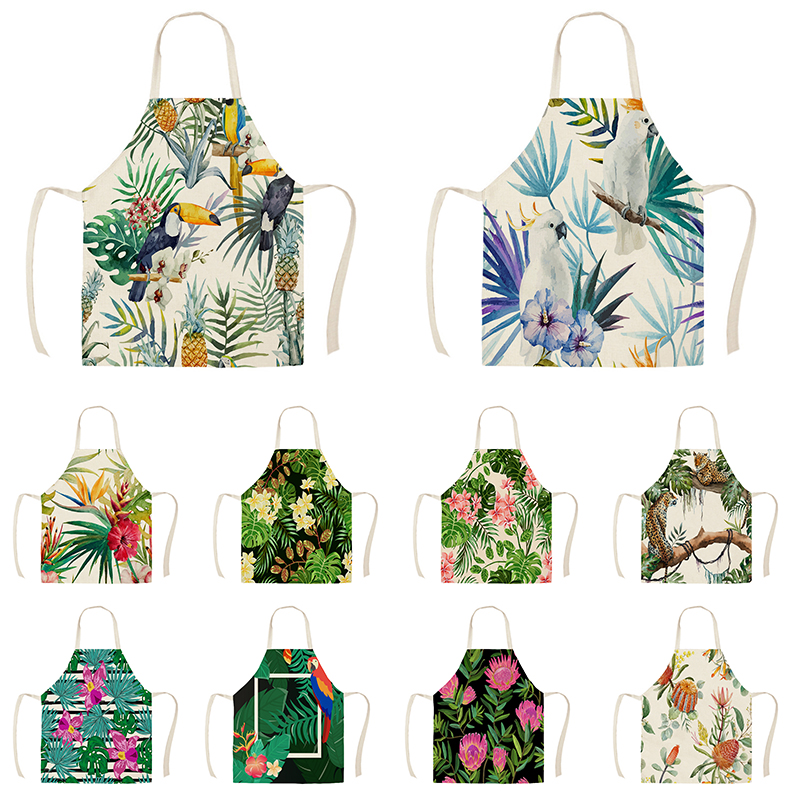 Linen Tropical Leaf Flamingo Print Kitchen Aprons Unisex Dinner Party Cooking Bib Funny Pinafore Cleaning Apron WQD384
Linen Tropical Leaf Flamingo Print Kitchen Aprons Unisex Dinner Party Cooking Bib Funny Pinafore Cleaning Apron WQD384