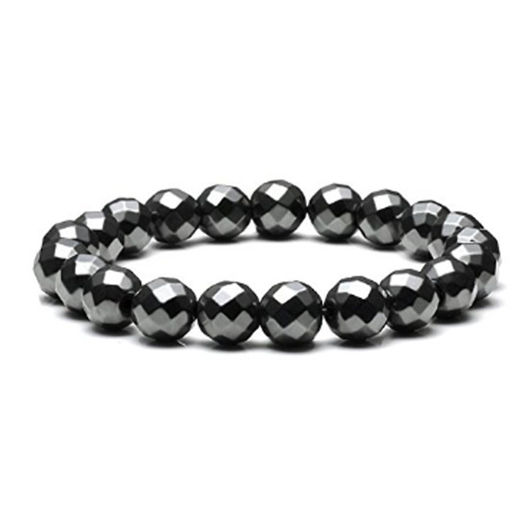 Natural Black Obsidian Hematite Stone Tiger Eye Beads Bracelets Men Magnetic Promote Circulation Health Protection Women Jewelry