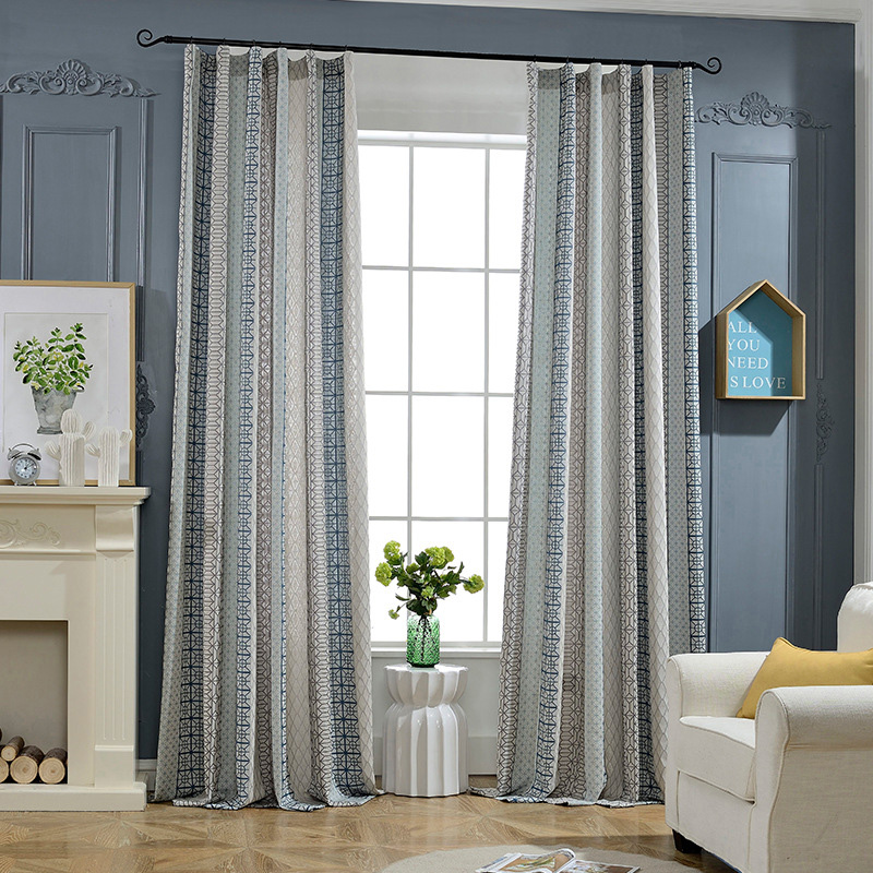 Chinese Style Geometry Grid Cotton Linen Curtains for Living Room Modern Shade Curtain for Bedroom Kitchen Window Treatments, Curtain 1pc
Chinese Style Geometry Grid Cotton Linen Curtains for Living Room Modern Shade Curtain for Bedroom Kitchen Window Treatments, Curtain 1pc