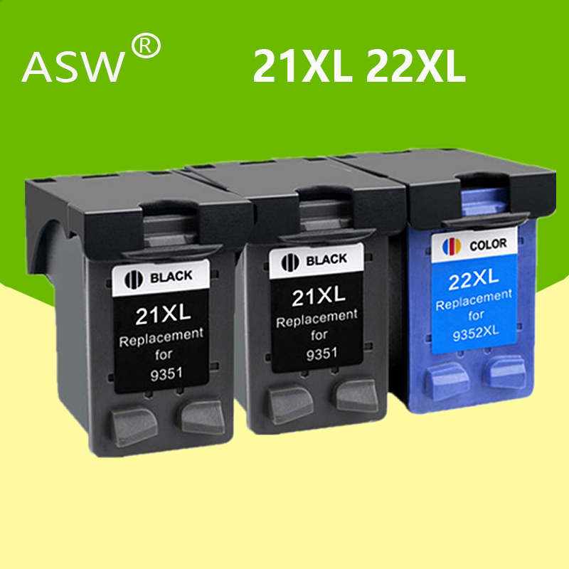 ASW 3Pcs 21XL 22XL Ink Cartridge Replacement For 21 22 XL Deskjet F380 F2180 F2280 F4180 F4100 F2100 Printer Cartridges
ASW 3Pcs 21XL 22XL Ink Cartridge Replacement For 21 22 XL Deskjet F380 F2180 F2280 F4180 F4100 F2100 Printer Cartridges