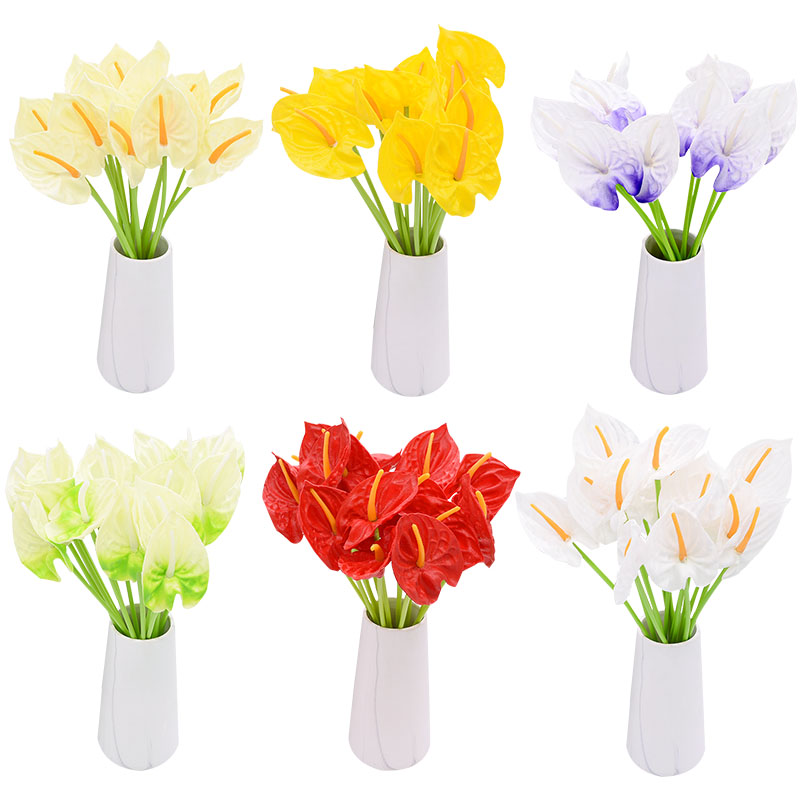 5pcs Authurium Artificial Flowers Pu Real Touch Flower for Home Decoration Fake Latex Bouquet Wedding Arrangement Supplies, B02
5pcs Authurium Artificial Flowers Pu Real Touch Flower for Home Decoration Fake Latex Bouquet Wedding Arrangement Supplies, B02
