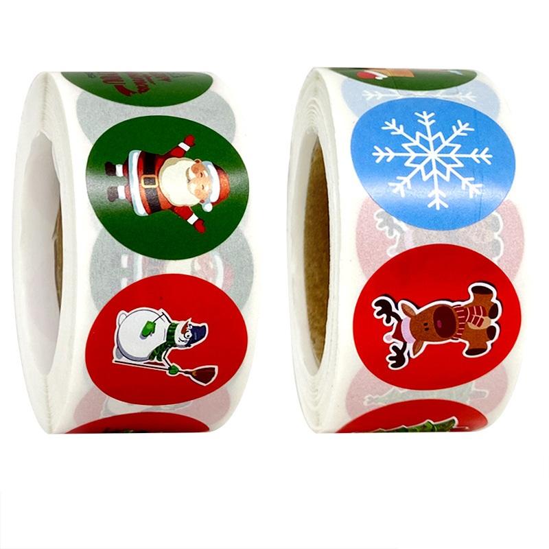 Christmas Stickers Christmas Gift Packaging Stickers Christmas Decorations Stickers 500 Sheets/Roll 2 Style 2.5cm XD23978
Christmas Stickers Christmas Gift Packaging Stickers Christmas Decorations Stickers 500 Sheets/Roll 2 Style 2.5cm XD23978