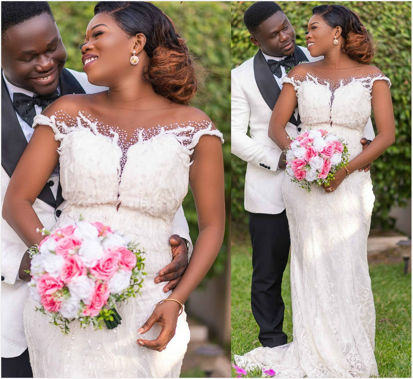 2020 Plus Size Arabic Aso Ebi Lace Beaded Luxurious Wedding Dresses Sheer Neck Bridal Dresses Mermaid Wedding Gowns ZJ955