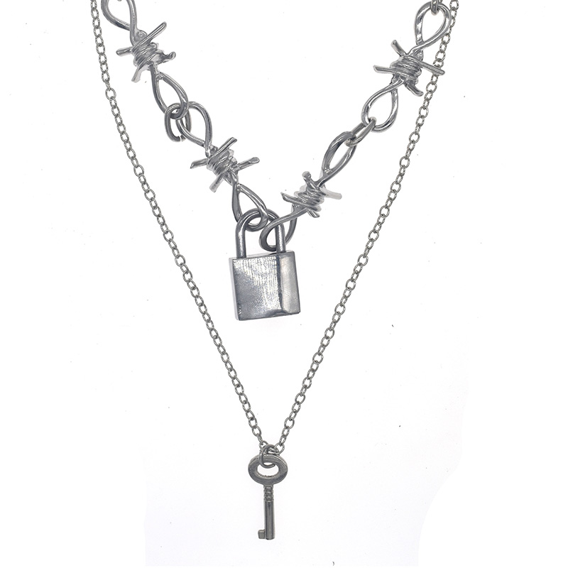 Cool Alloy Brambles Collar Handmade Statement Choker Charm Necklace Rock Punk Padlock Necklaces
Cool Alloy Brambles Collar Handmade Statement Choker Charm Necklace Rock Punk Padlock Necklaces