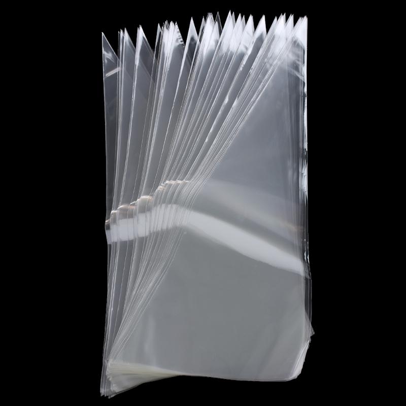 100pcs/lot DIY Wedding Birthday Party Sweet Cellophane Clear Candy Cone Bags Cheap Organza Pouches Decoration