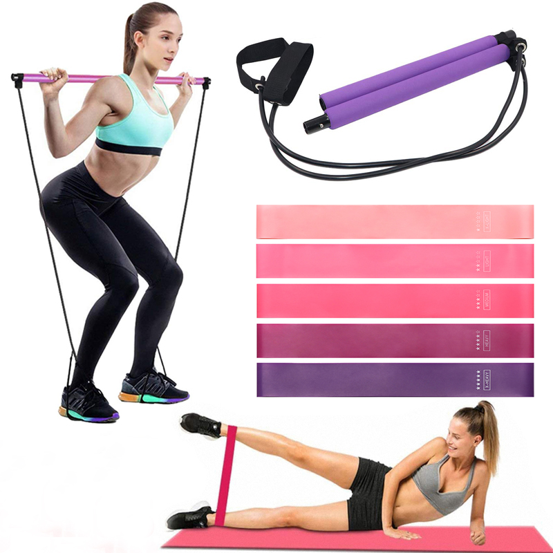 6pcs Pull Rope Fitness Exercises Resistance Bands Set Training Pilates Yoga Band Gym Fitness Equipment For Home Workout Unisex
6pcs Pull Rope Fitness Exercises Resistance Bands Set Training Pilates Yoga Band Gym Fitness Equipment For Home Workout Unisex
