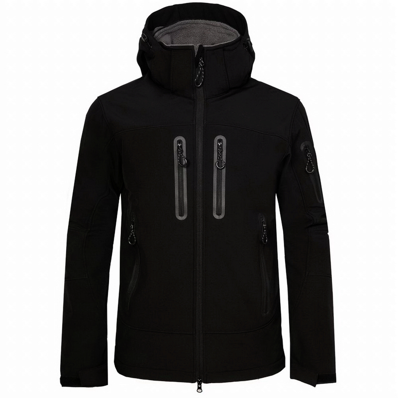 Men' Hiking Softshell Jacket Outdoor Sports Hooded Coat Warm Windbreaker Running Camping Hunting Jackets, Black
Men' Hiking Softshell Jacket Outdoor Sports Hooded Coat Warm Windbreaker Running Camping Hunting Jackets, Black
