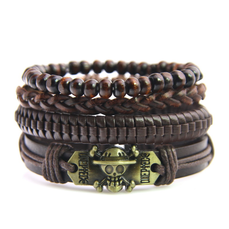 2020 New Men Bracelet Handmade Adjustable Multilayer Woven Leather Rope Bracelet Men Skull Vintage Charm Bracelets Party Gifts
2020 New Men Bracelet Handmade Adjustable Multilayer Woven Leather Rope Bracelet Men Skull Vintage Charm Bracelets Party Gifts