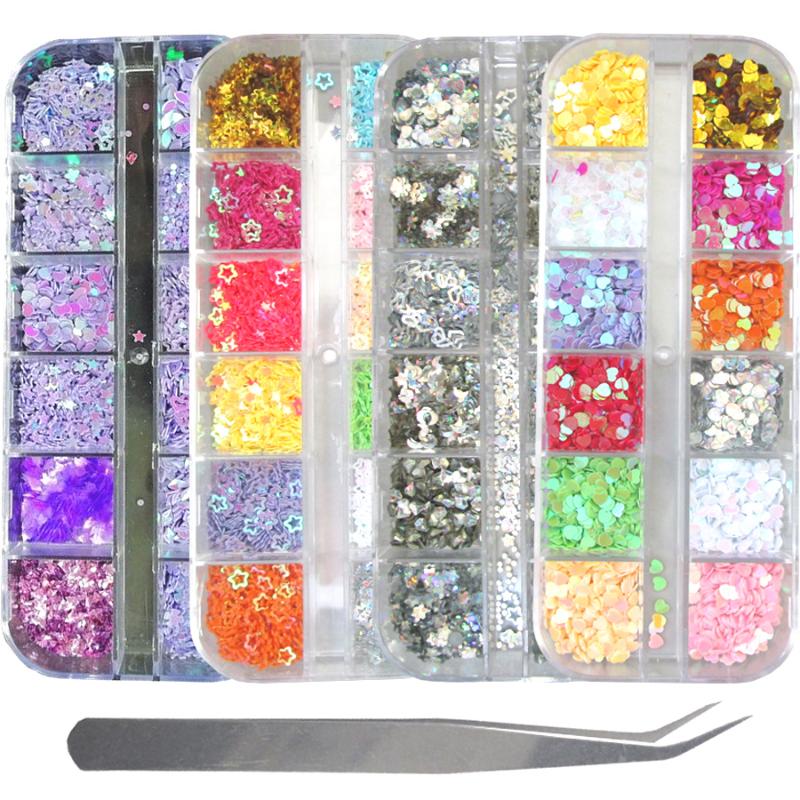 Holographic Nail Sequin Butterfly Sparkles Heart Iridescent Chunky Glitter Flakes Nail Art Decoration Design Manicure Crafts DIY
Holographic Nail Sequin Butterfly Sparkles Heart Iridescent Chunky Glitter Flakes Nail Art Decoration Design Manicure Crafts DIY