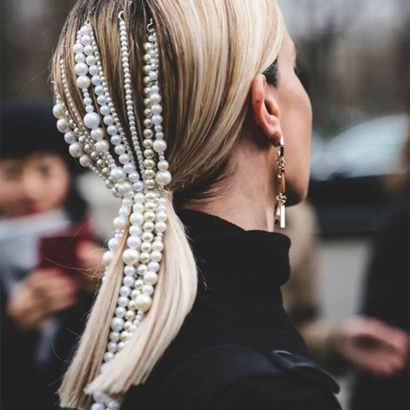 Women Lady Bohemian Pearl Chain Tassel Hair Combs Headband Jewelry Headgear Hair Ribbon Decoration For Accessories
Women Lady Bohemian Pearl Chain Tassel Hair Combs Headband Jewelry Headgear Hair Ribbon Decoration For Accessories