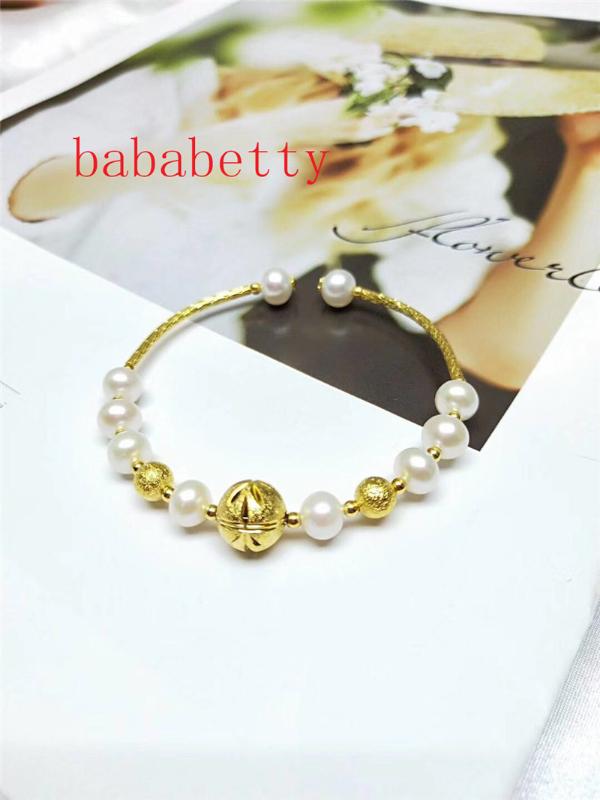 Beautiful new fashion simple handmade woven natural freshwater white pearl 7-8MM bracelet
Beautiful new fashion simple handmade woven natural freshwater white pearl 7-8MM bracelet