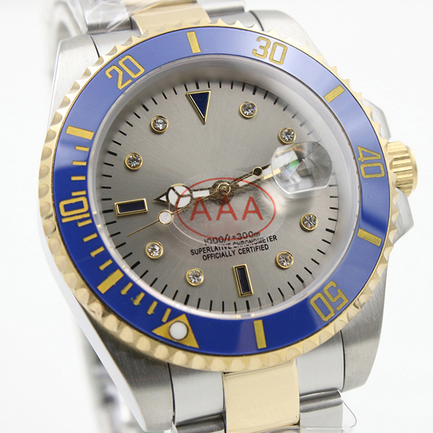 New Blue Lume Tow Tone Men Automatic 40MM Ceramic Bezel Dark Rhodium Dial Glide Lock Flod Clasp Sapphire Glass 116613 Mens Wristwatches, No send watch for shipping
New Blue Lume Tow Tone Men Automatic 40MM Ceramic Bezel Dark Rhodium Dial Glide Lock Flod Clasp Sapphire Glass 116613 Mens Wristwatches, No send watch for shipping
