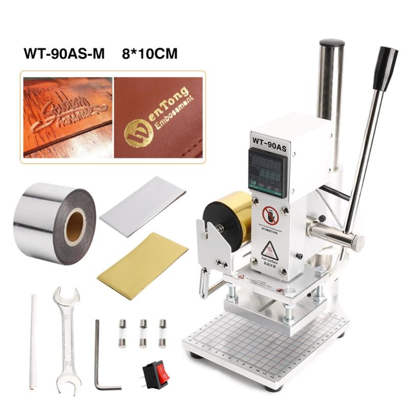Digital Hot Foil Stamping Machine Adjustable Temperature For PVC Card Leather Paper Embossing Pressing Logo Marking Stamping
Digital Hot Foil Stamping Machine Adjustable Temperature For PVC Card Leather Paper Embossing Pressing Logo Marking Stamping