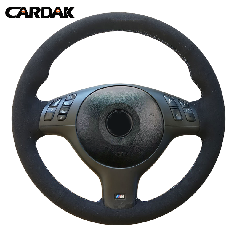 Black Suede Car Steering Wheel Cover for BMW E46 M3 E39 330i 540i 525i 530i 330Ci 2001 2002 2003
Black Suede Car Steering Wheel Cover for BMW E46 M3 E39 330i 540i 525i 530i 330Ci 2001 2002 2003