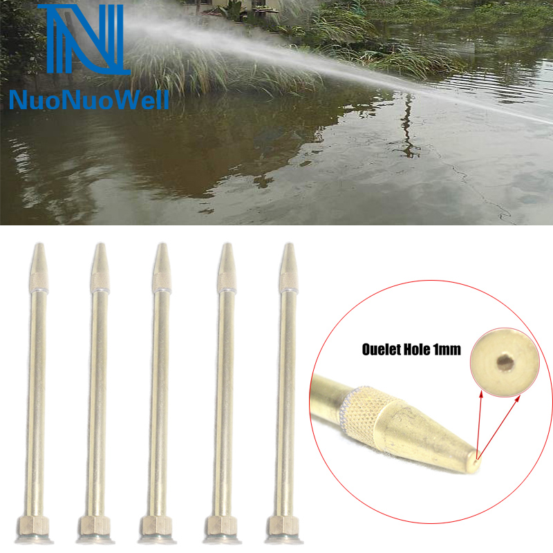 Watering Equipments 5-15m Long Distance Straight Jet Nozzle Agricultural High-pressure Cooper Sprayer Spray Gun M14*1.5, 5pcs
Watering Equipments 5-15m Long Distance Straight Jet Nozzle Agricultural High-pressure Cooper Sprayer Spray Gun M14*1.5, 5pcs