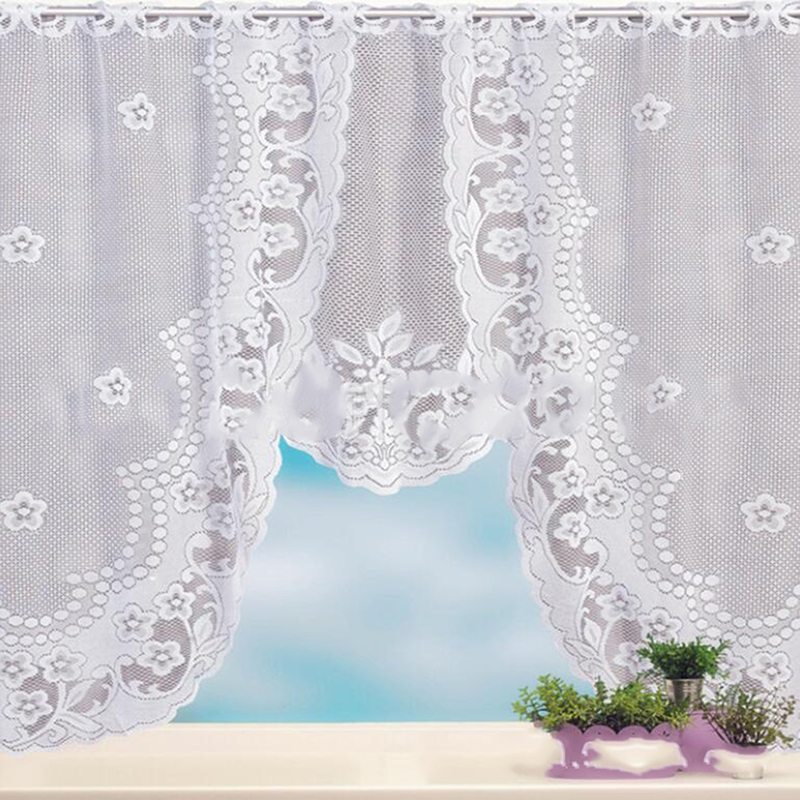 European White Lace Sheer Curtain For Bedroom Roman Blind Kitchen Valance Window Curtains Coffee Dividers Curtain
European White Lace Sheer Curtain For Bedroom Roman Blind Kitchen Valance Window Curtains Coffee Dividers Curtain