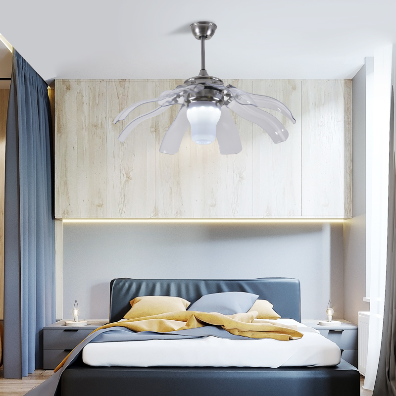 Modern Ceiling Fan Lightings Invisible Living Room Dining Room Fan Lamp Folding Minimalisim Household Led Ceiling Lights Silver
Modern Ceiling Fan Lightings Invisible Living Room Dining Room Fan Lamp Folding Minimalisim Household Led Ceiling Lights Silver