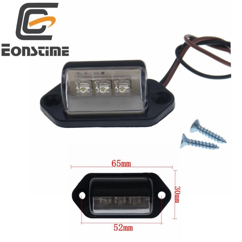 Eonstime 12V/24V Car Truck 3 LED License Number Plate Light Backup Pickup Rear Reverse Tag Lamp Side Light Signal Tail, As pic
Eonstime 12V/24V Car Truck 3 LED License Number Plate Light Backup Pickup Rear Reverse Tag Lamp Side Light Signal Tail, As pic