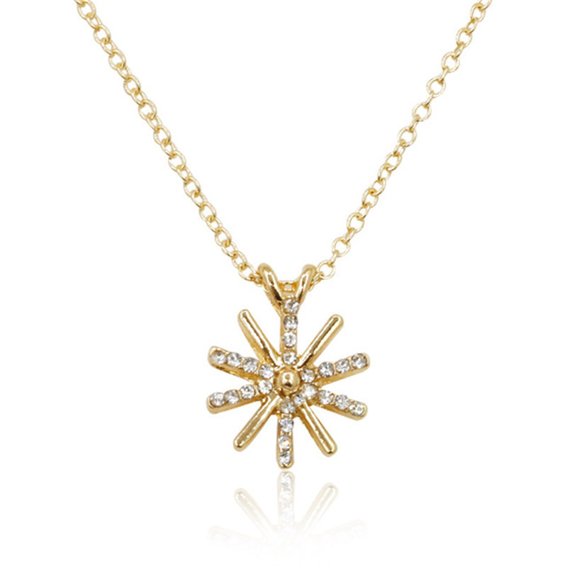 Fashion Inlay Simple Taiyanghua Zircon Necklace For Women Female Japanese Korean Popular Clavicle Pendant short Chain Wholesale
Fashion Inlay Simple Taiyanghua Zircon Necklace For Women Female Japanese Korean Popular Clavicle Pendant short Chain Wholesale