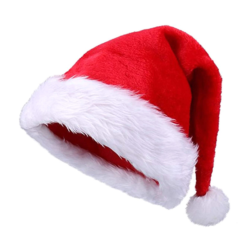Red Christmas Hats Cute Hairball Winter Warm Soft Fleece Plush Christmas Santa Hat Festival Holiday Party Decoration
Red Christmas Hats Cute Hairball Winter Warm Soft Fleece Plush Christmas Santa Hat Festival Holiday Party Decoration