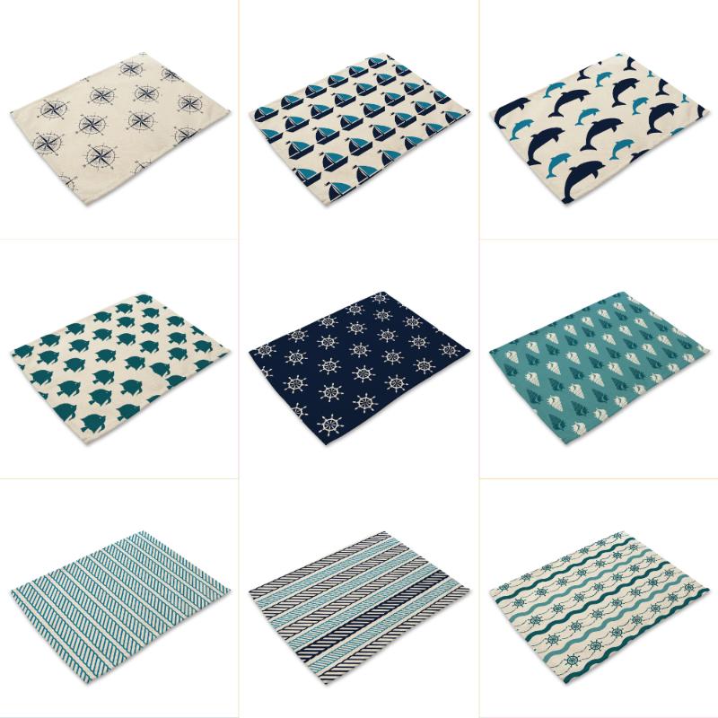 Table Napkin 42*32cm Mediterranean Style Placemat Mat Anti-scalding Pad DIY Living Room Kitchen Decoration Dining Accessories
Table Napkin 42*32cm Mediterranean Style Placemat Mat Anti-scalding Pad DIY Living Room Kitchen Decoration Dining Accessories