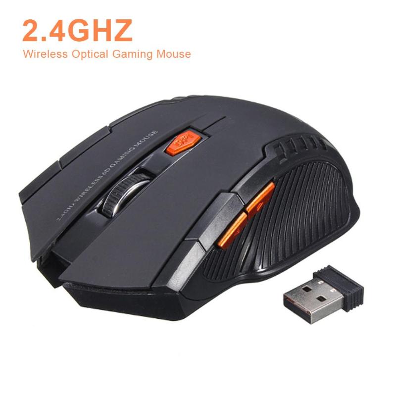 2.4GHz Wireless Optical Gaming Mouse 2000DPI for PC Laptops Opto-electronic Game Wireless Mice Gamer with USB Receiver 
2.4GHz Wireless Optical Gaming Mouse 2000DPI for PC Laptops Opto-electronic Game Wireless Mice Gamer with USB Receiver