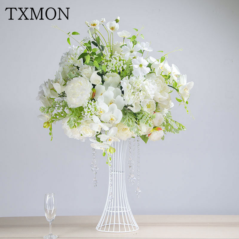 Custom made High grade Simulation table flower wrought iron silk flower road wedding props wedding T set artificial flowers ball
Custom made High grade Simulation table flower wrought iron silk flower road wedding props wedding T set artificial flowers ball