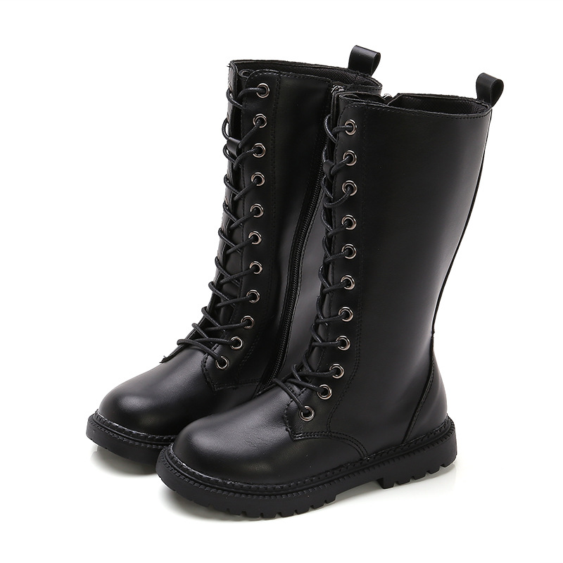 Boots Kids For Girls Children's Rubber Motorcycle High Top Zipper Fashion Autumn Winter Knee-high 26-37, Black
Boots Kids For Girls Children's Rubber Motorcycle High Top Zipper Fashion Autumn Winter Knee-high 26-37, Black