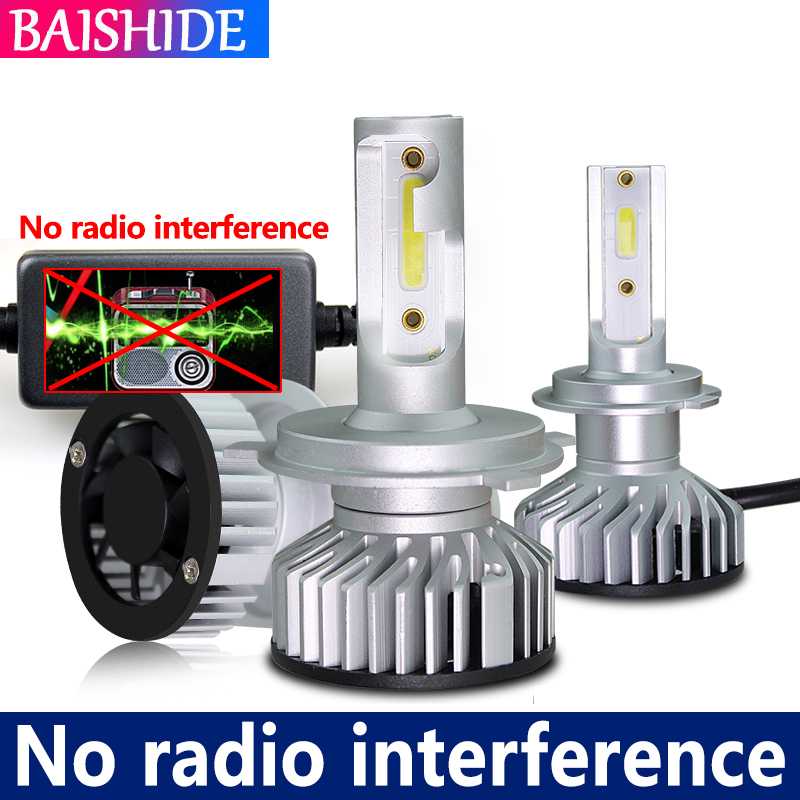 BAISHIDE H3 LED Car Headlight H4 60W 8000LM LED H7 EMC H1 H8 H11 9005 9006 DOB 6500K car Styling Auto Headlamp Fog Light Bulbs
BAISHIDE H3 LED Car Headlight H4 60W 8000LM LED H7 EMC H1 H8 H11 9005 9006 DOB 6500K car Styling Auto Headlamp Fog Light Bulbs