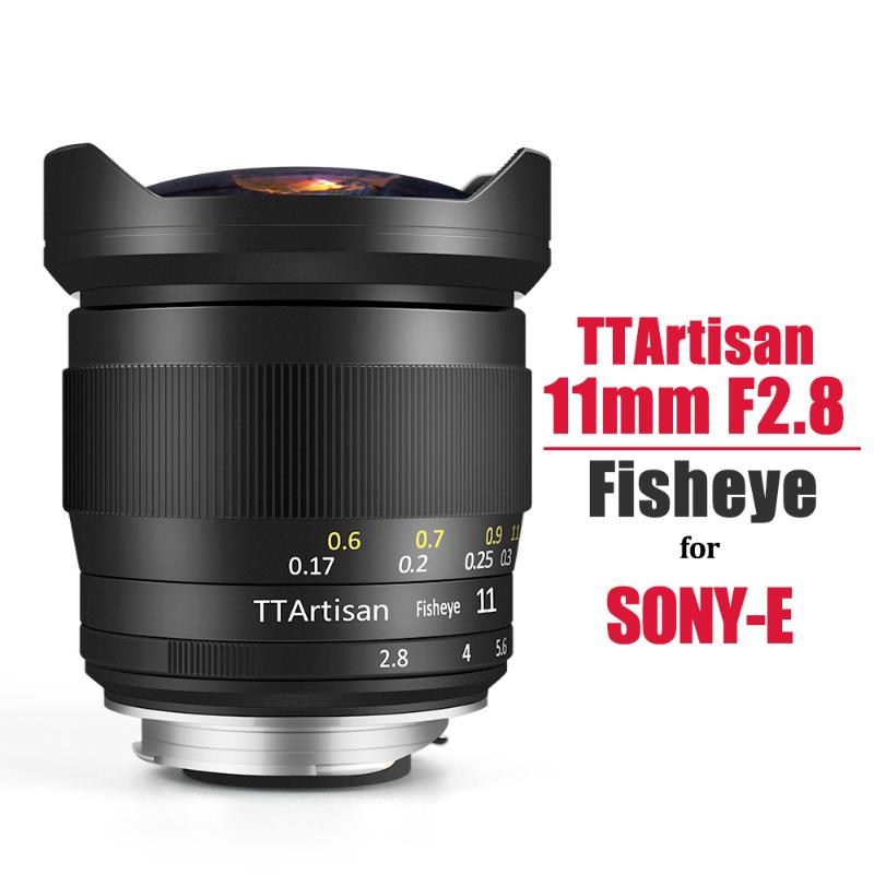 TTArtisan Full Fame 11mm F2.8 Ultra-Wide Fisheye Manual Lens E mount for Sony A7 A7II A7R A7RII A7S A7SII A6000 A6300 A6500
TTArtisan Full Fame 11mm F2.8 Ultra-Wide Fisheye Manual Lens E mount for Sony A7 A7II A7R A7RII A7S A7SII A6000 A6300 A6500