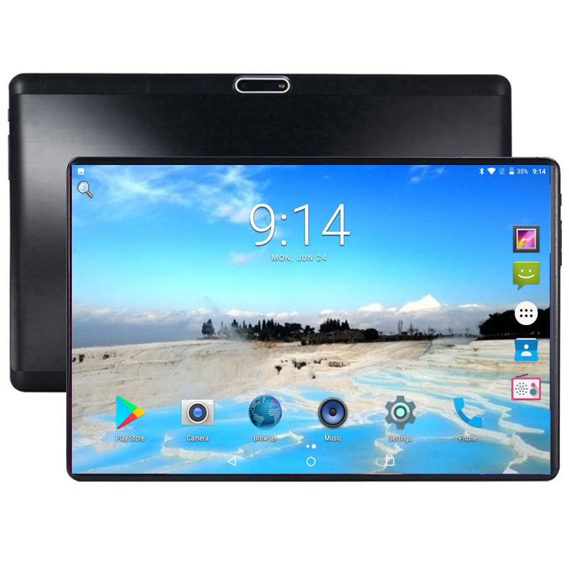 New 10 inch Android 9.0 Tablet pc 32GB ROM Quad Core Dual SIM Wireless FM IPS Screen Phone Tablet Google WIFI GPS Bluetooth, Black
New 10 inch Android 9.0 Tablet pc 32GB ROM Quad Core Dual SIM Wireless FM IPS Screen Phone Tablet Google WIFI GPS Bluetooth, Black