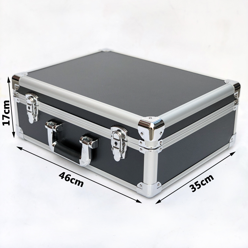 Large aluminum alloy case portable toolbox household multi-function exhibition equipment box instrument equipment box with foam
Large aluminum alloy case portable toolbox household multi-function exhibition equipment box instrument equipment box with foam