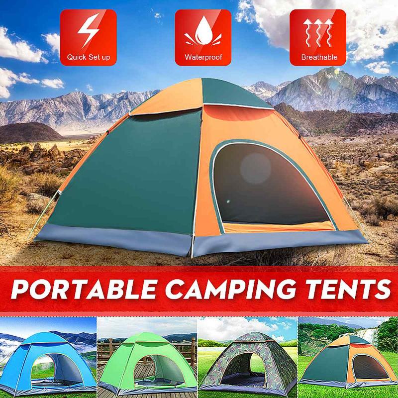 Folding Portable Automatic Double-door Camping Tent Outdoor Beach Traveling Hiking Sunshade Waterproof Shelter For 2-3 People
Folding Portable Automatic Double-door Camping Tent Outdoor Beach Traveling Hiking Sunshade Waterproof Shelter For 2-3 People