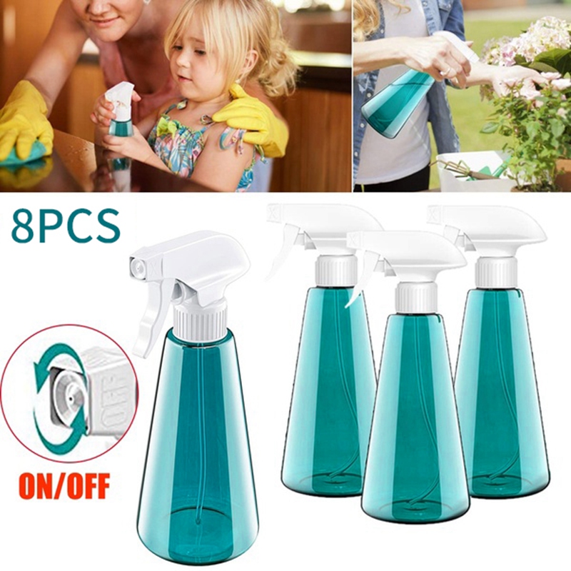 8Pc 500ML Plastic Spray Bottle Empty Mist for Air Freshening and Gardening Spray Biological Oil Cleaning Bottle, Blue
8Pc 500ML Plastic Spray Bottle Empty Mist for Air Freshening and Gardening Spray Biological Oil Cleaning Bottle, Blue