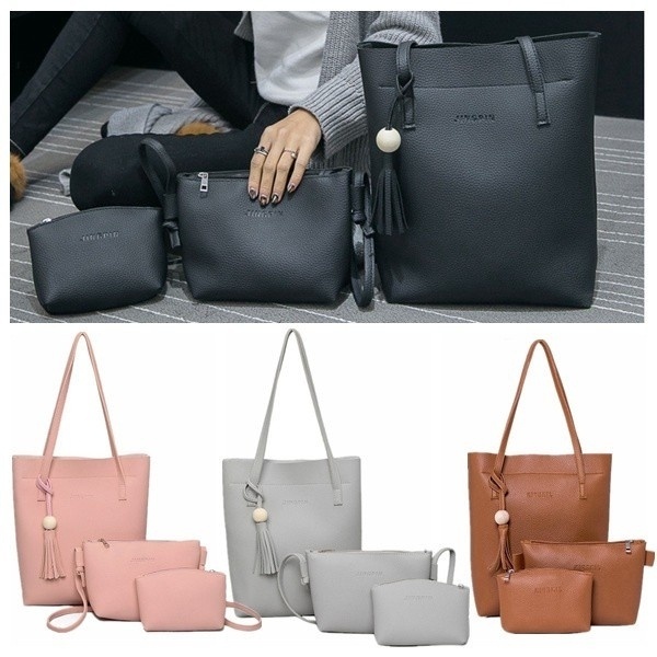 3Pcs/Set Tassel Purse Women Messenger Bags Office Lady Shoulder Bags Casual Handbags Tote Bag HJ 2020
3Pcs/Set Tassel Purse Women Messenger Bags Office Lady Shoulder Bags Casual Handbags Tote Bag HJ 2020