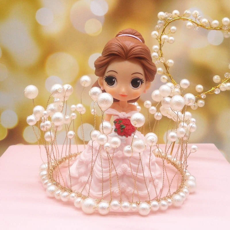 Other Festive & Party Supplies LED Lamp Pearl Princess Crown Cake Topper Happy Birthday Decoration DIY Wedding Decor Toppers
Other Festive & Party Supplies LED Lamp Pearl Princess Crown Cake Topper Happy Birthday Decoration DIY Wedding Decor Toppers