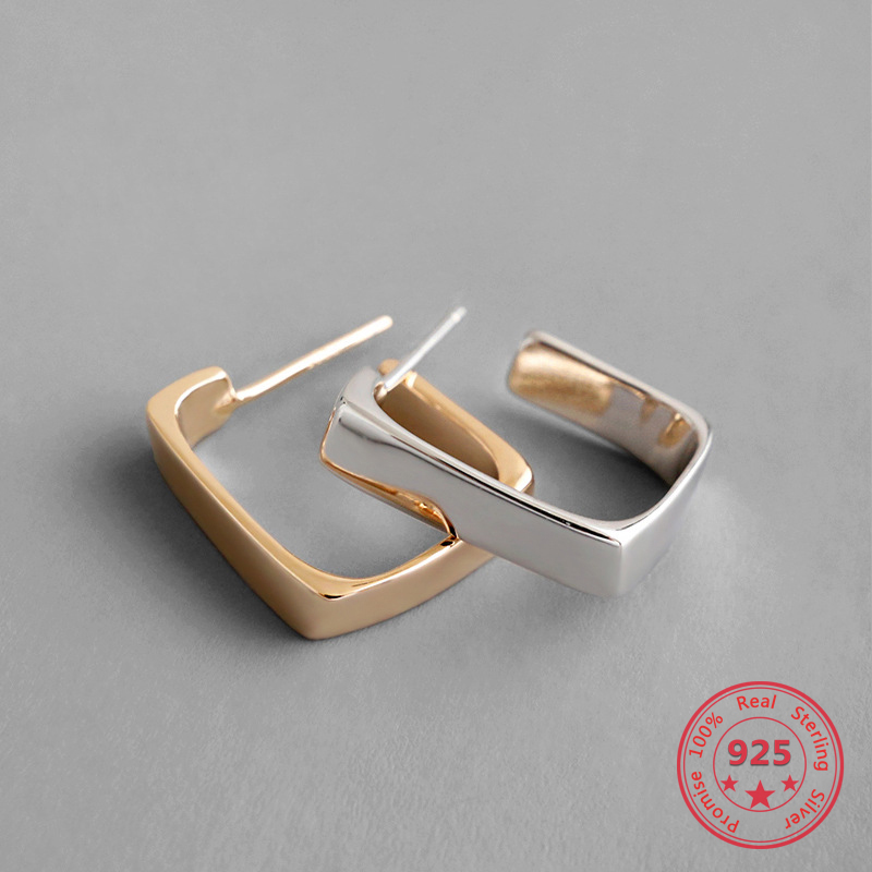 Exquisite Wholesale 925 Sterling Silver Stud Simple Irregular Korean INS Trend Style Geometric Square Design Women's Earrings
Exquisite Wholesale 925 Sterling Silver Stud Simple Irregular Korean INS Trend Style Geometric Square Design Women's Earrings