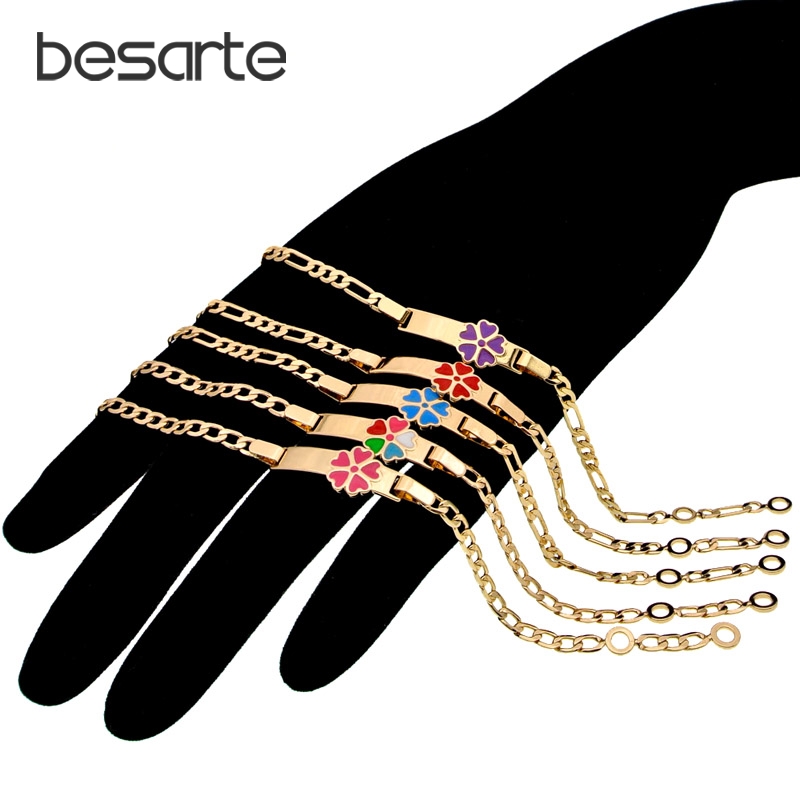 6PCS/Lot Dropship Colorful Children's Bracelet Gold Kids Jewelry Baby Armband Pulseras Bebe Bracciali Bransoletki Dzieci B0929
6PCS/Lot Dropship Colorful Children's Bracelet Gold Kids Jewelry Baby Armband Pulseras Bebe Bracciali Bransoletki Dzieci B0929