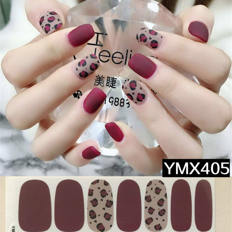 14tips HOT 1 Sheet Adhesive Finger Nail Stickers 3D Full Cover Wraps DIY Decals Adhesive Nail Stickers Long-lasting, Ymx404
14tips HOT 1 Sheet Adhesive Finger Nail Stickers 3D Full Cover Wraps DIY Decals Adhesive Nail Stickers Long-lasting, Ymx404