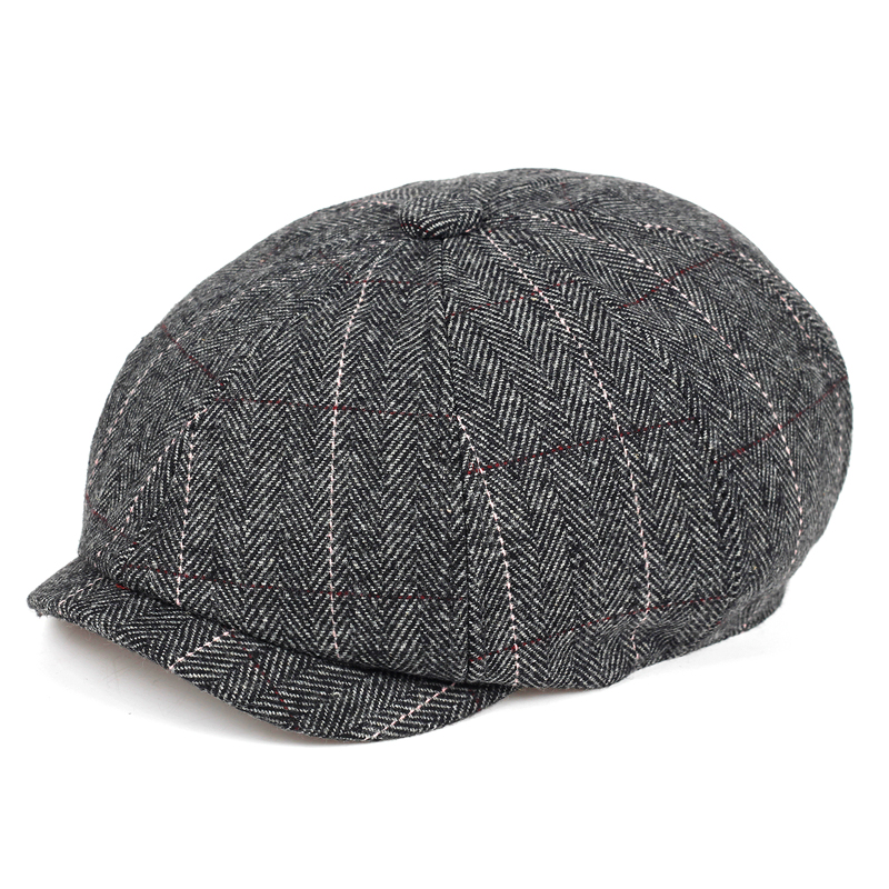 Berets Boy Hat Plaid Style Beret Hats Autumn And Winter Models Cold Men's Women's Universal Fashion Cap Wild Casual Caps, Dark grey
Berets Boy Hat Plaid Style Beret Hats Autumn And Winter Models Cold Men's Women's Universal Fashion Cap Wild Casual Caps, Dark grey