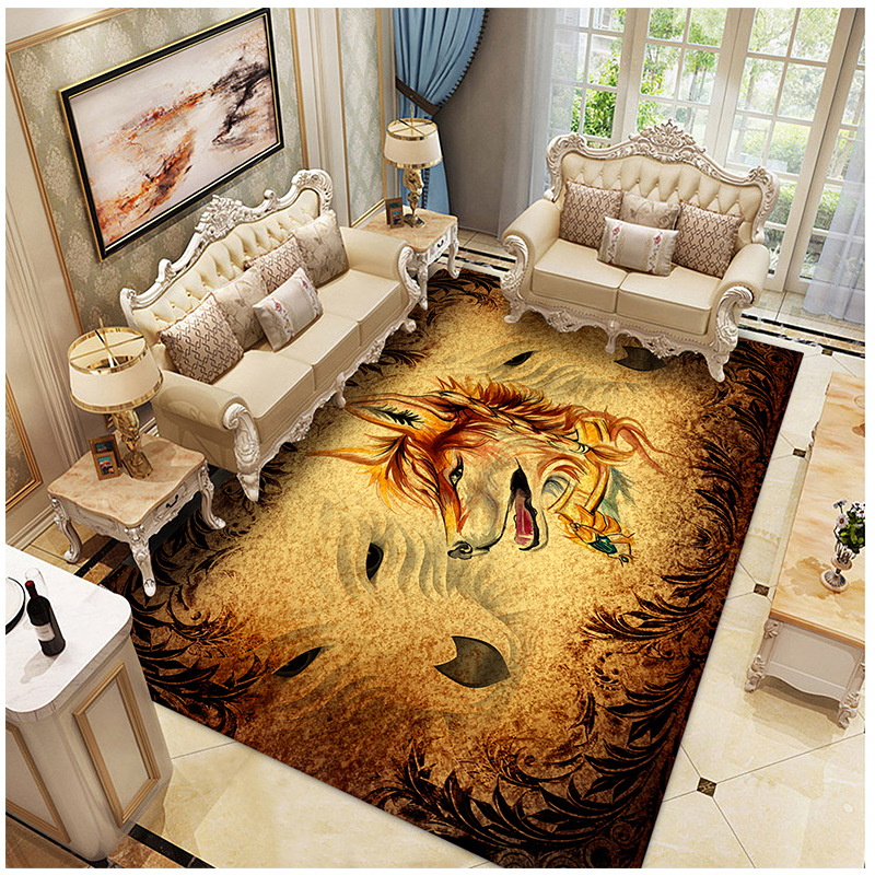 Carpets Have Story Multi Purpose Wolf Eagle Elk Rug Cartoon Animal Abstract Artwork Bedroom Door Mat Family El Bar Flannel Blanket, Rug-7
Carpets Have Story Multi Purpose Wolf Eagle Elk Rug Cartoon Animal Abstract Artwork Bedroom Door Mat Family El Bar Flannel Blanket, Rug-7