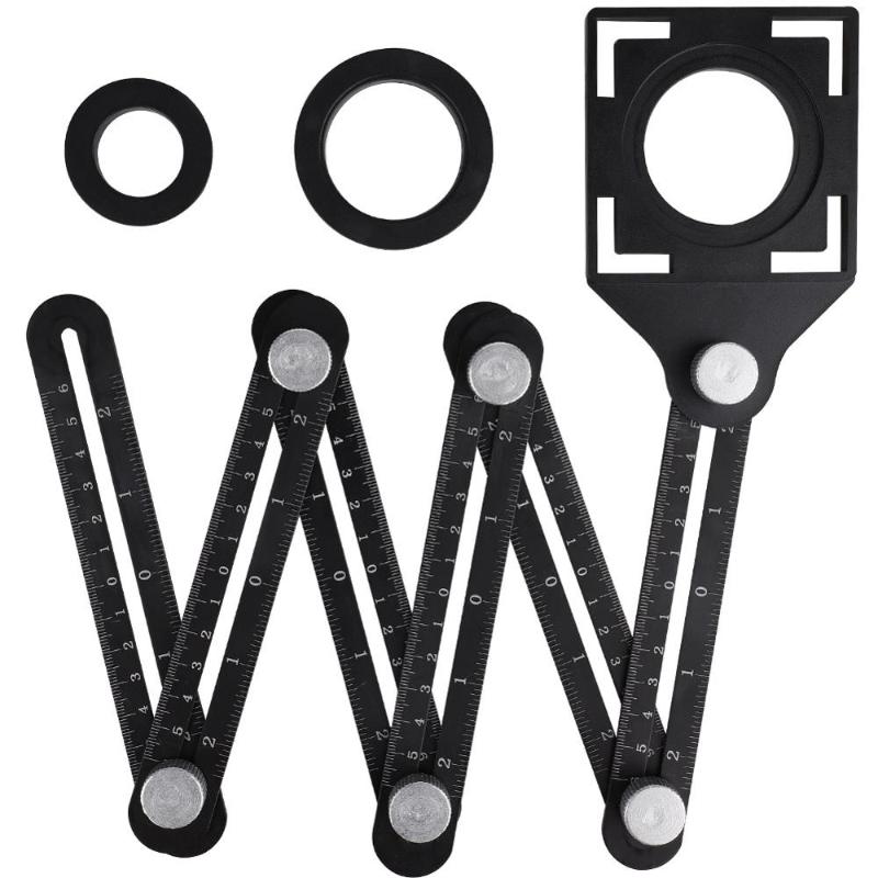 6 Folding Multi Angle Measuring Ruler Ceramic Tile Hole Positioning Ruler Metal Template Hole Punch Accessories
6 Folding Multi Angle Measuring Ruler Ceramic Tile Hole Positioning Ruler Metal Template Hole Punch Accessories